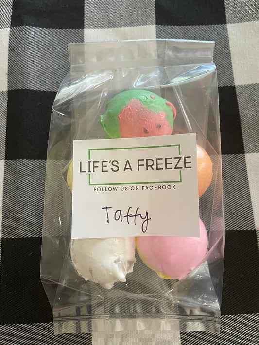 Freeze Dried Assorted Flavor Taffy